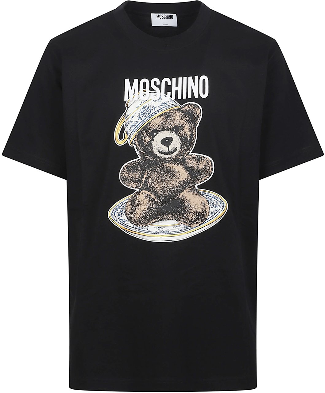 Moschino Bear T-shirt Black Zwart