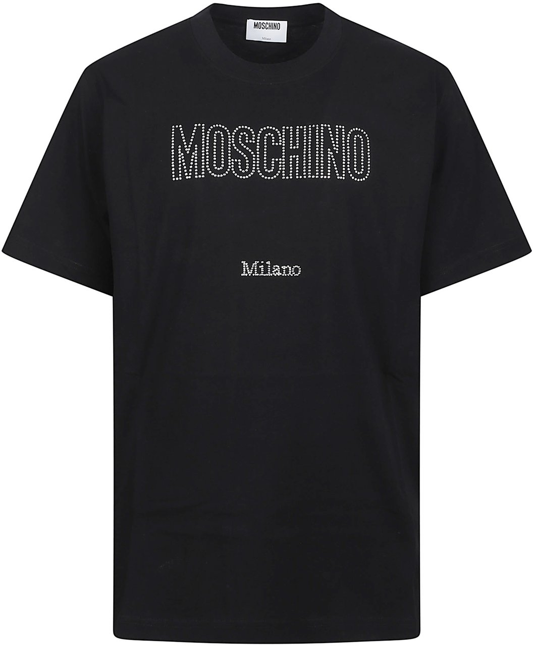 Moschino Logo Printed T-shirt Black Zwart