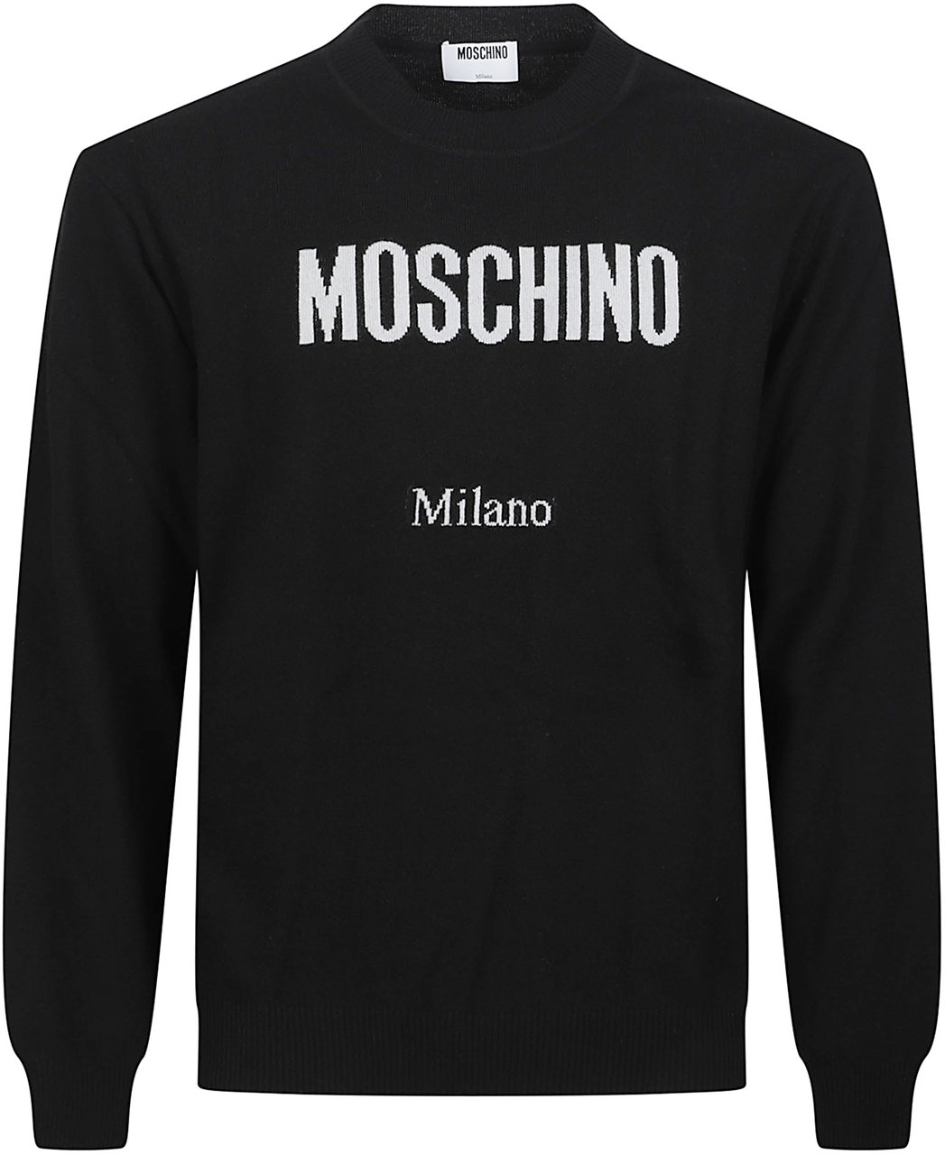 Moschino Print Logo Sweater Black Zwart
