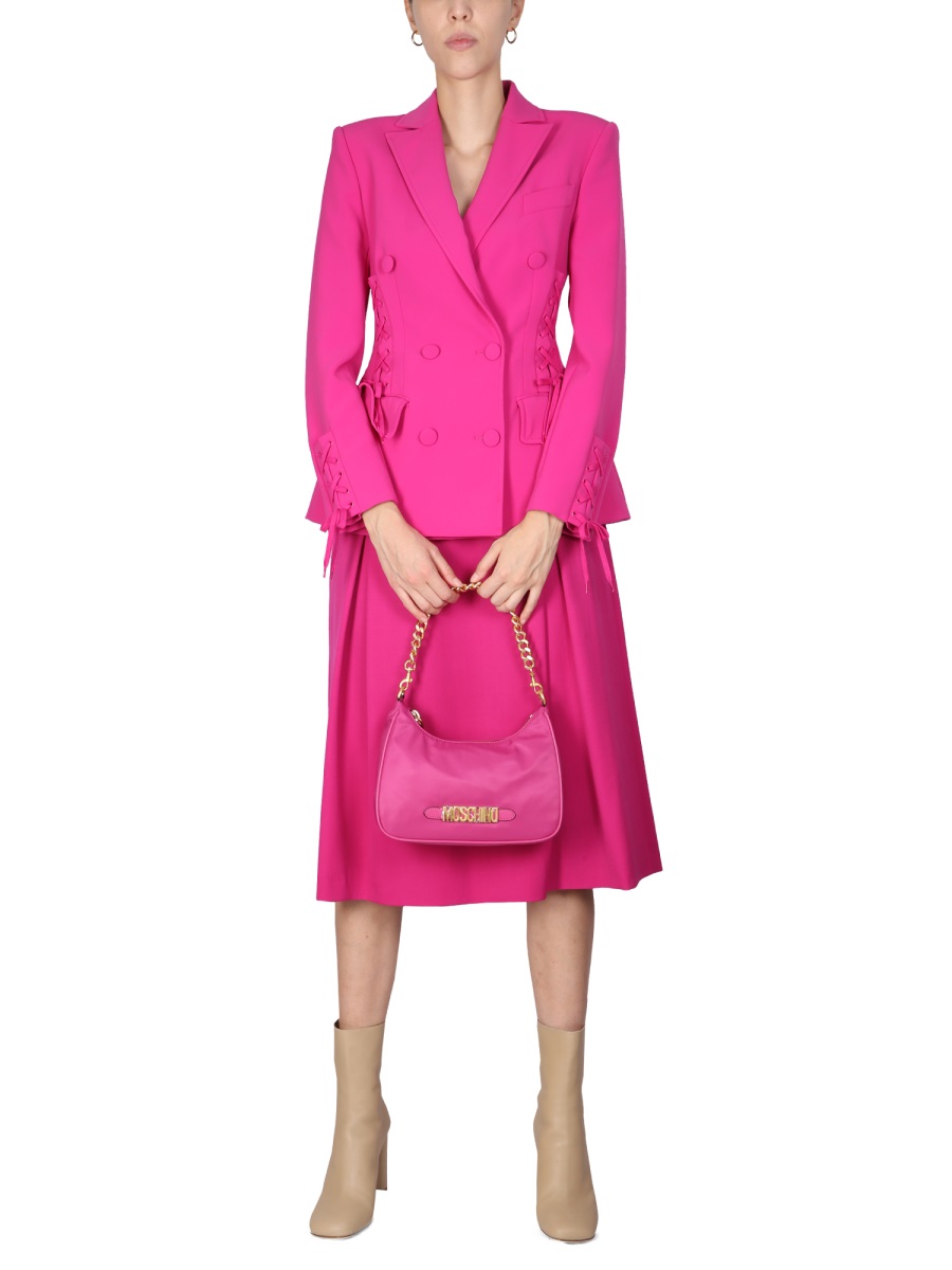 Moschino FLARED MIDI SKIRT Paars