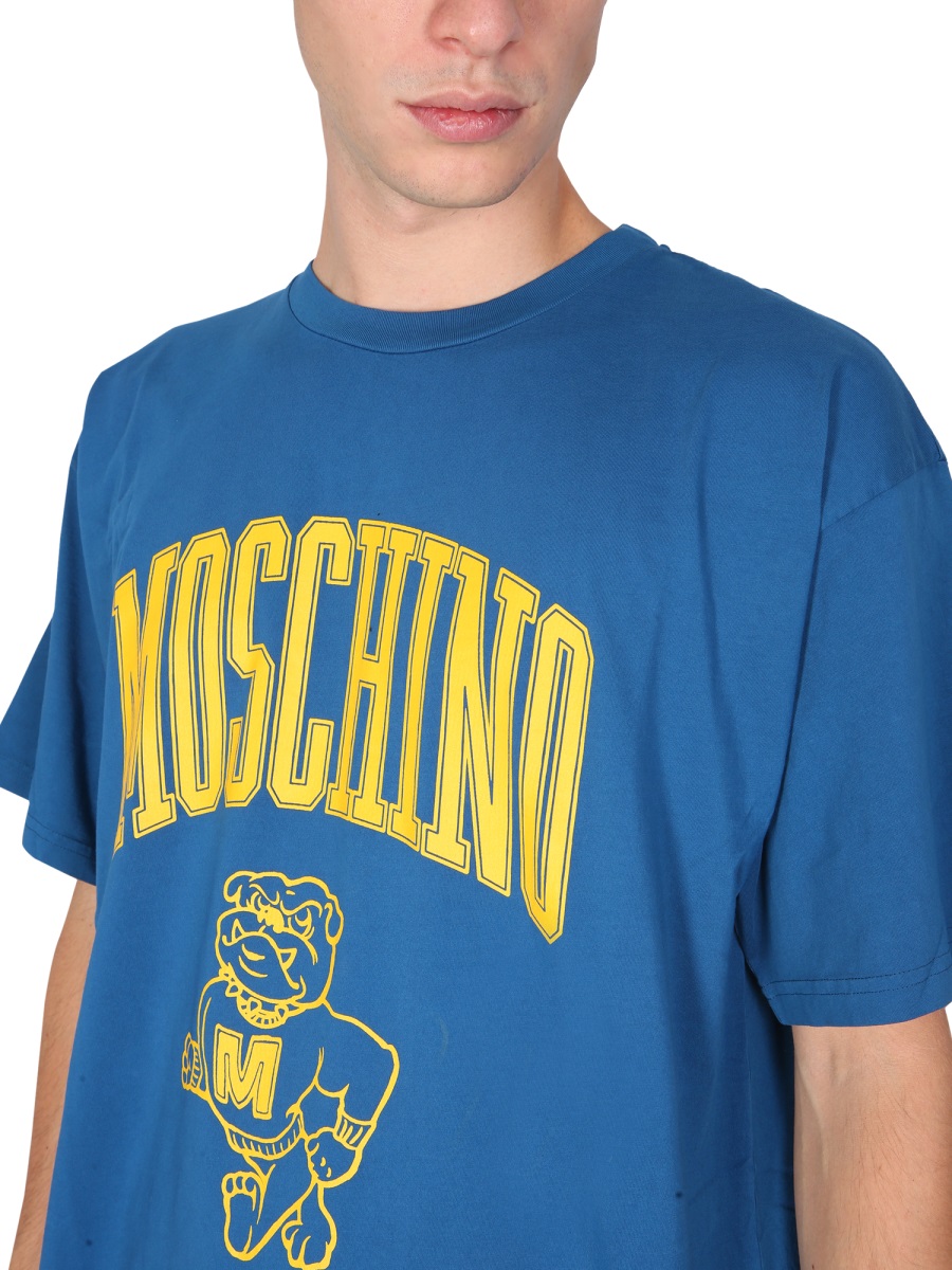 Moschino T-SHIRT WITH PRINT Blauw