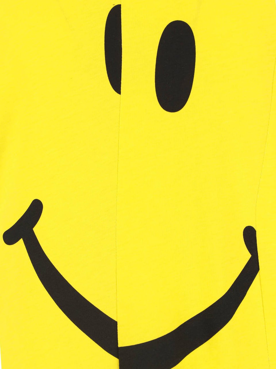 Moschino White Smiley Print Cotton Mini Dress Wit