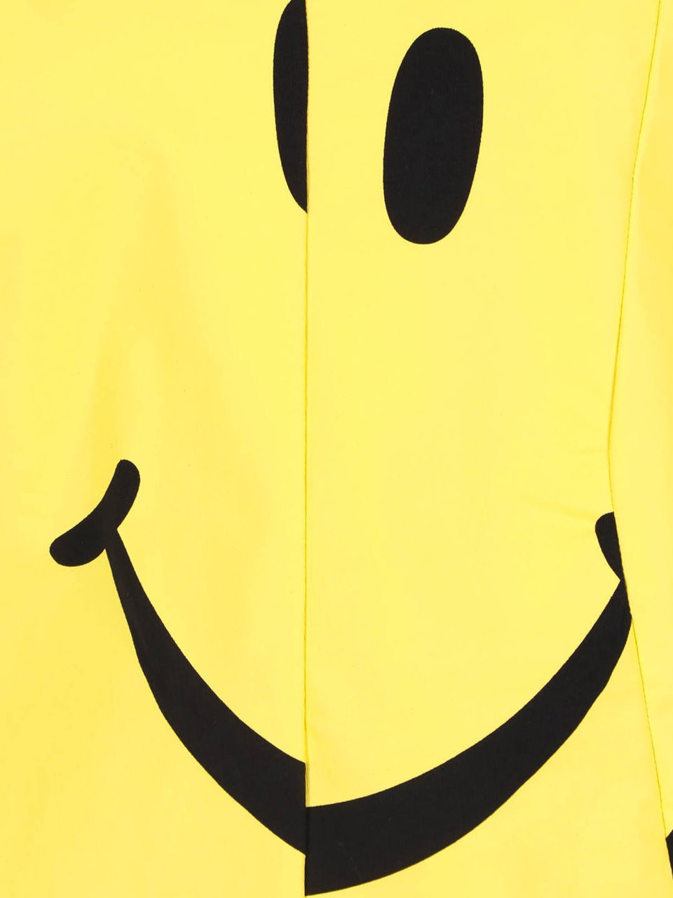 Moschino Black A-line Smiley Graphic Mini Dress Zwart