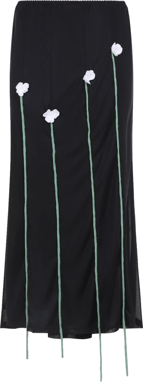 Moschino Moschino Midi Skirt Flower Details Divers
