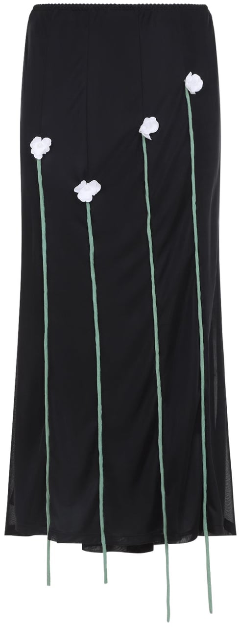 Moschino Moschino Midi Skirt Flower Details Divers