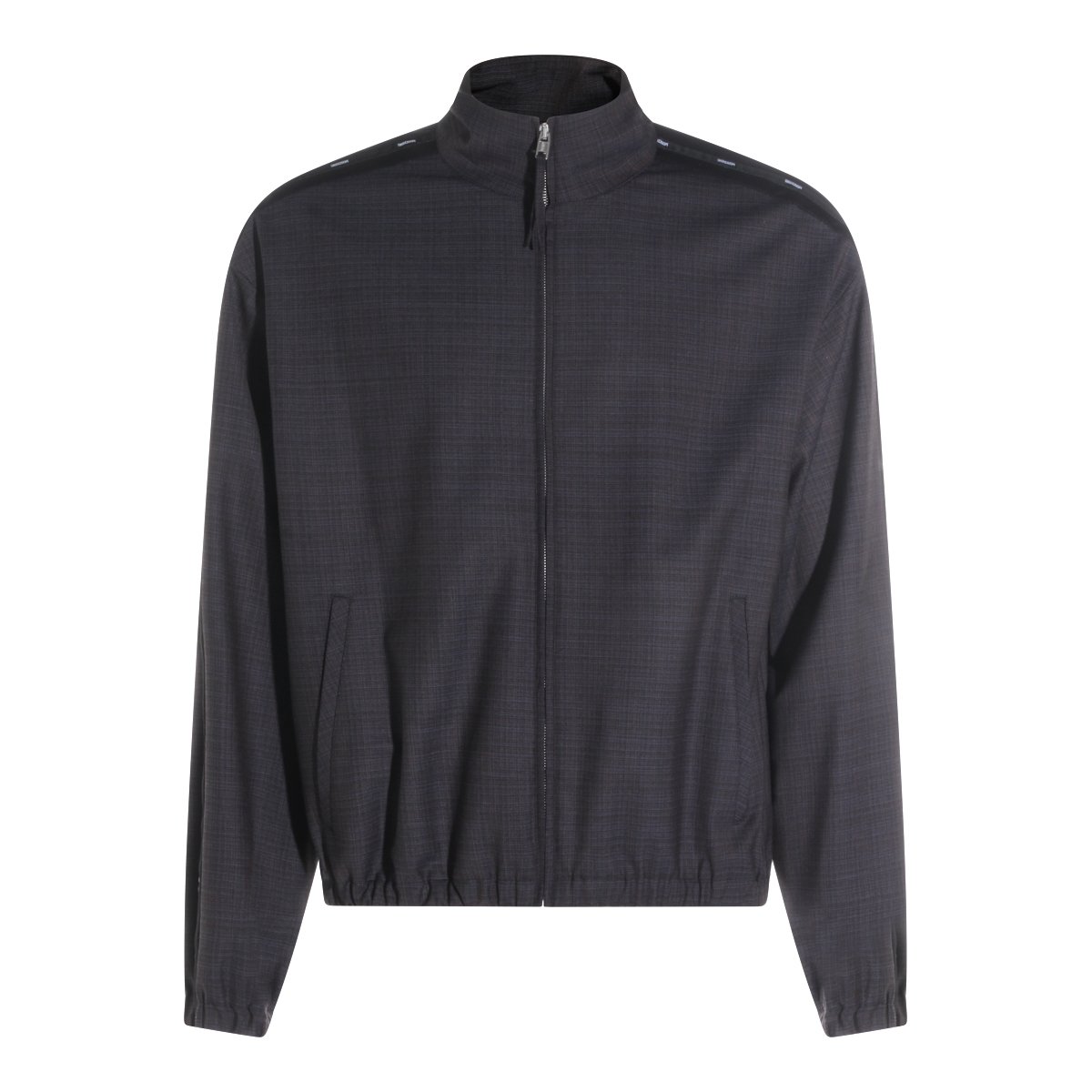 Moschino Dark Grey Zip Jacket Grijs