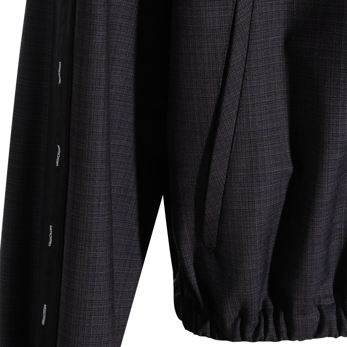 Moschino Dark Grey Zip Jacket Grijs