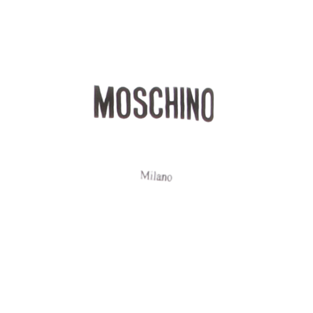 Moschino Short-Sleeve T-Shirt with Denim Print Hem Wit