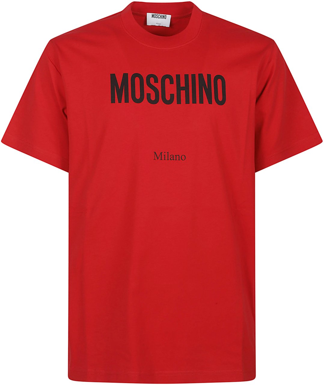 Moschino Logo Print T-shirt Red Rood