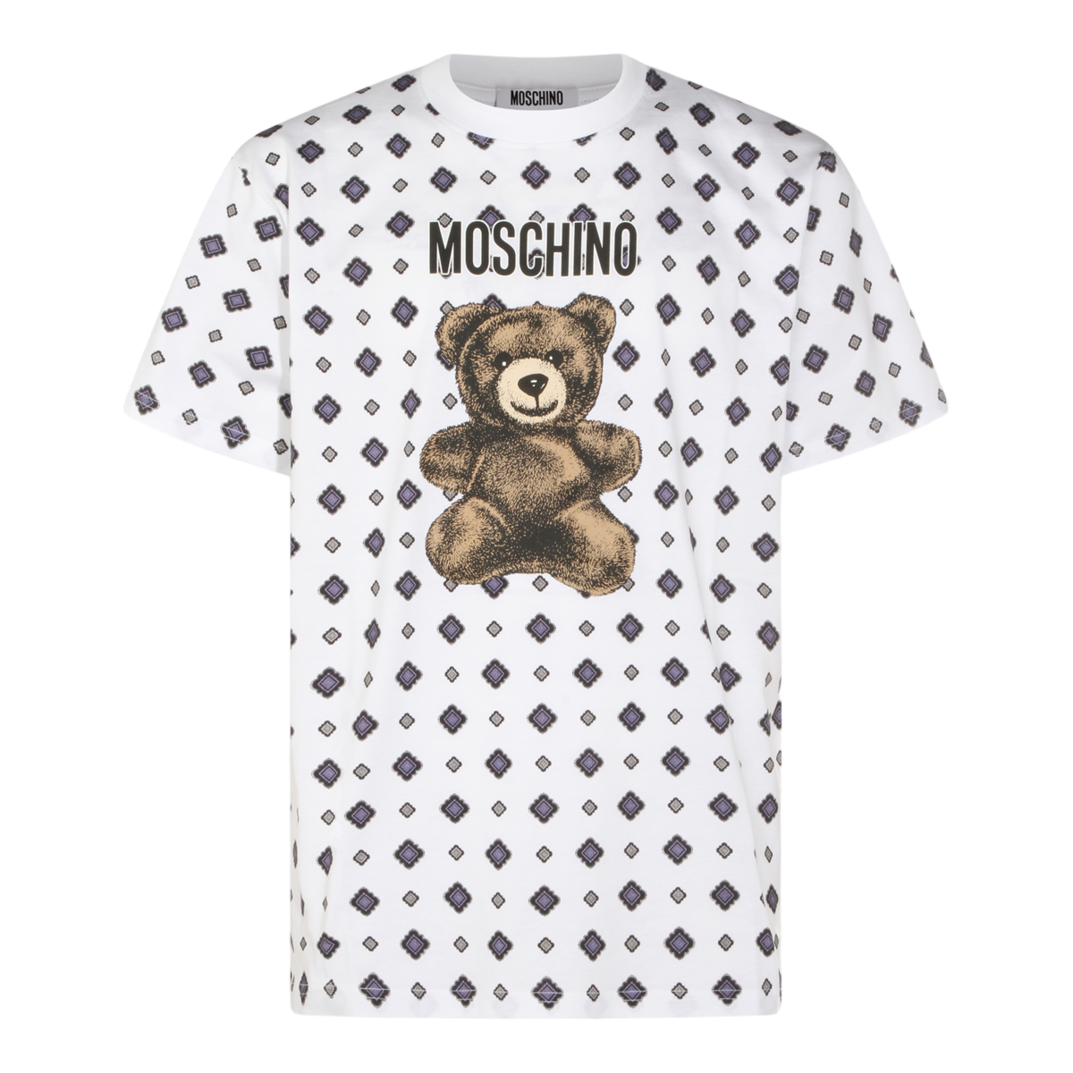 Moschino Classic Fit Graphic T-Shirt Wit