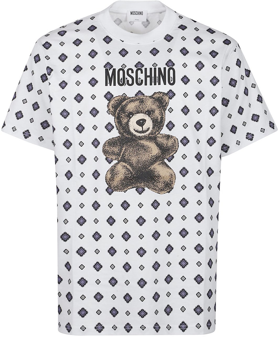 Moschino Teddy Printed T-shirt White Wit