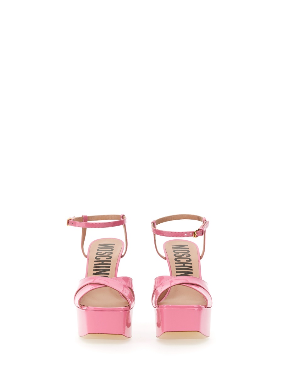 Moschino PLATFORM SANDAL Roze