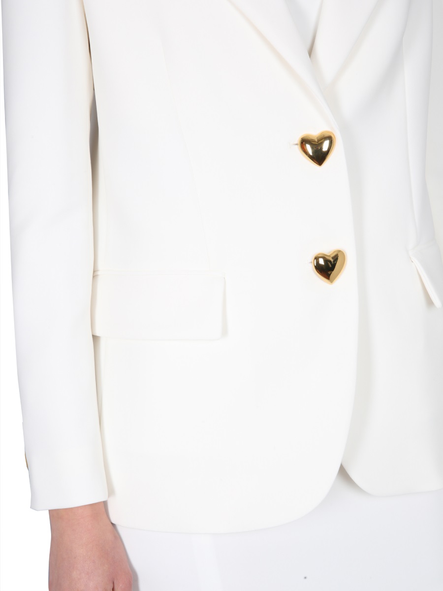 Moschino SINGLE-BREASTED JACKET Wit