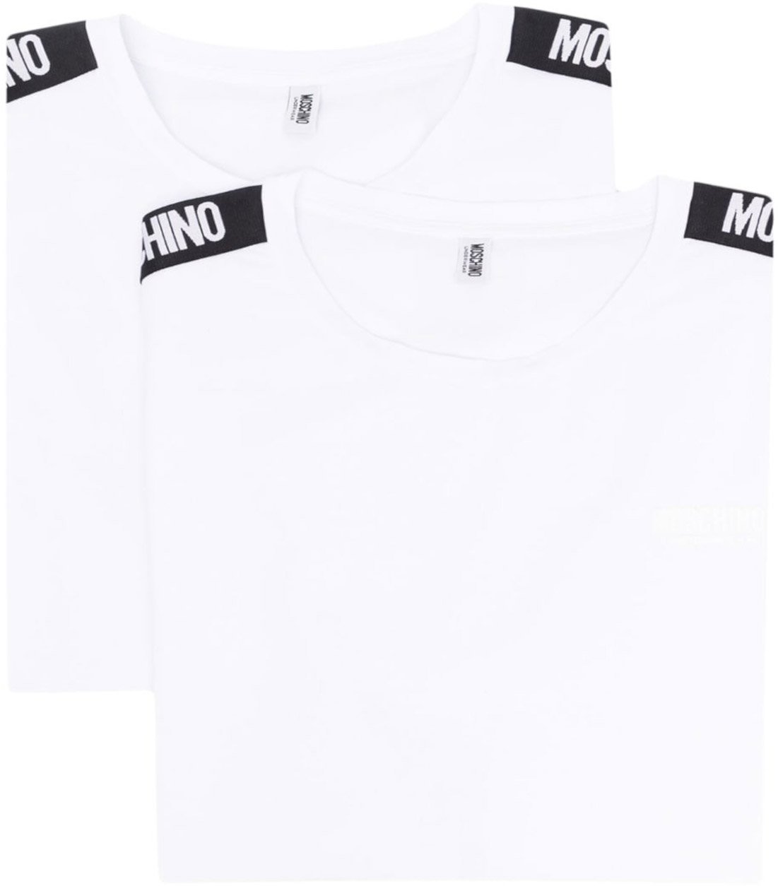 Moschino T-Shirts And Polos White Wit