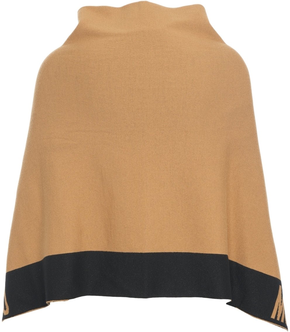 Moschino Cape with logo details Bruin
