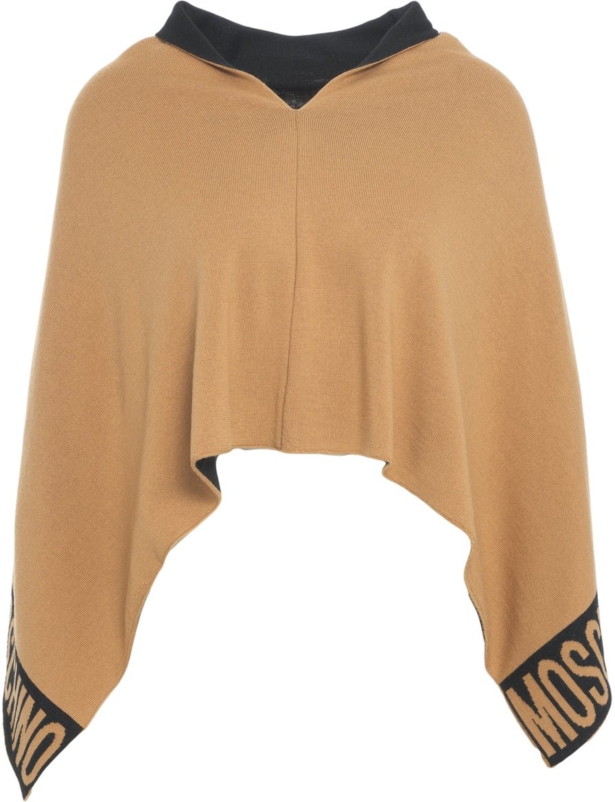 Moschino Cape with logo details Bruin