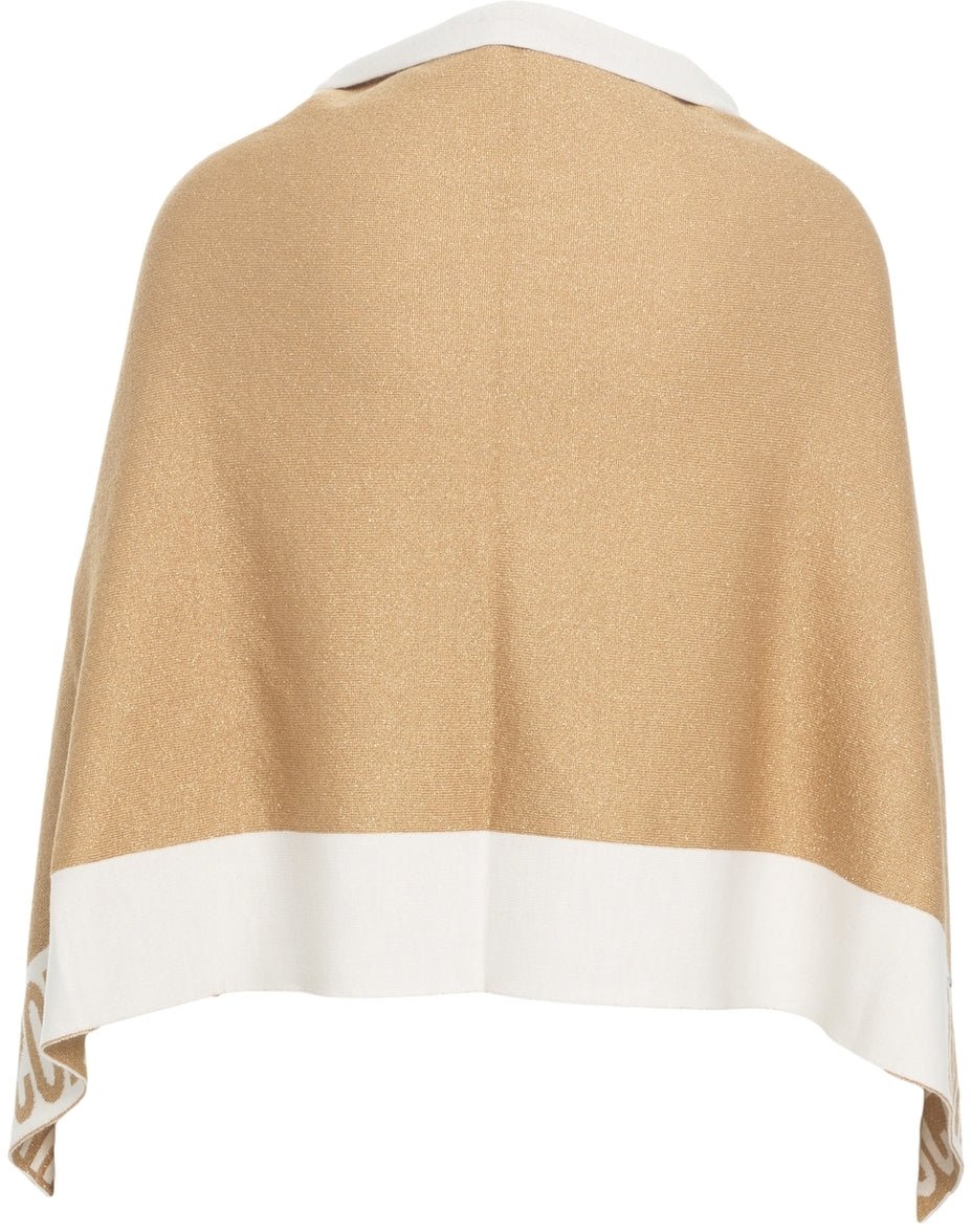 Moschino Cape with logo details Goud