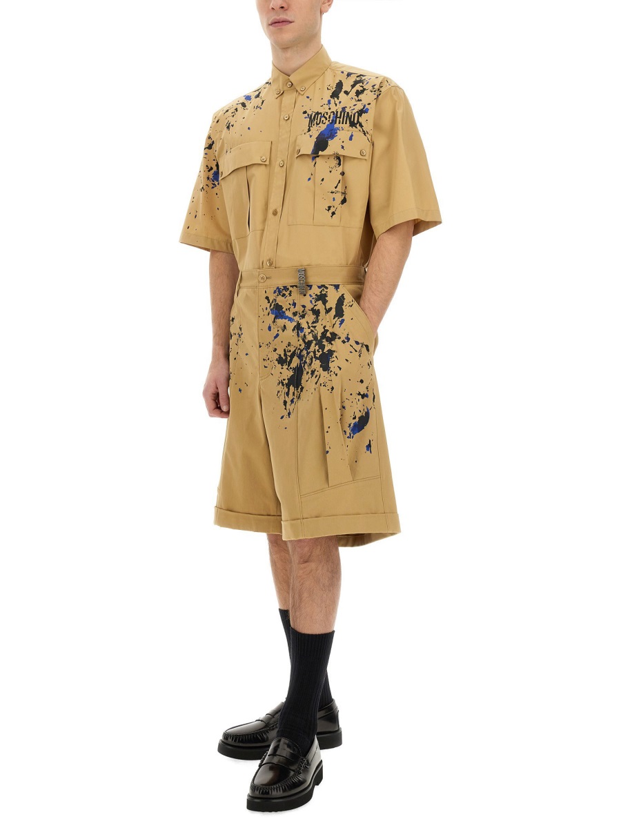 Moschino BERMUDA CARGO Beige