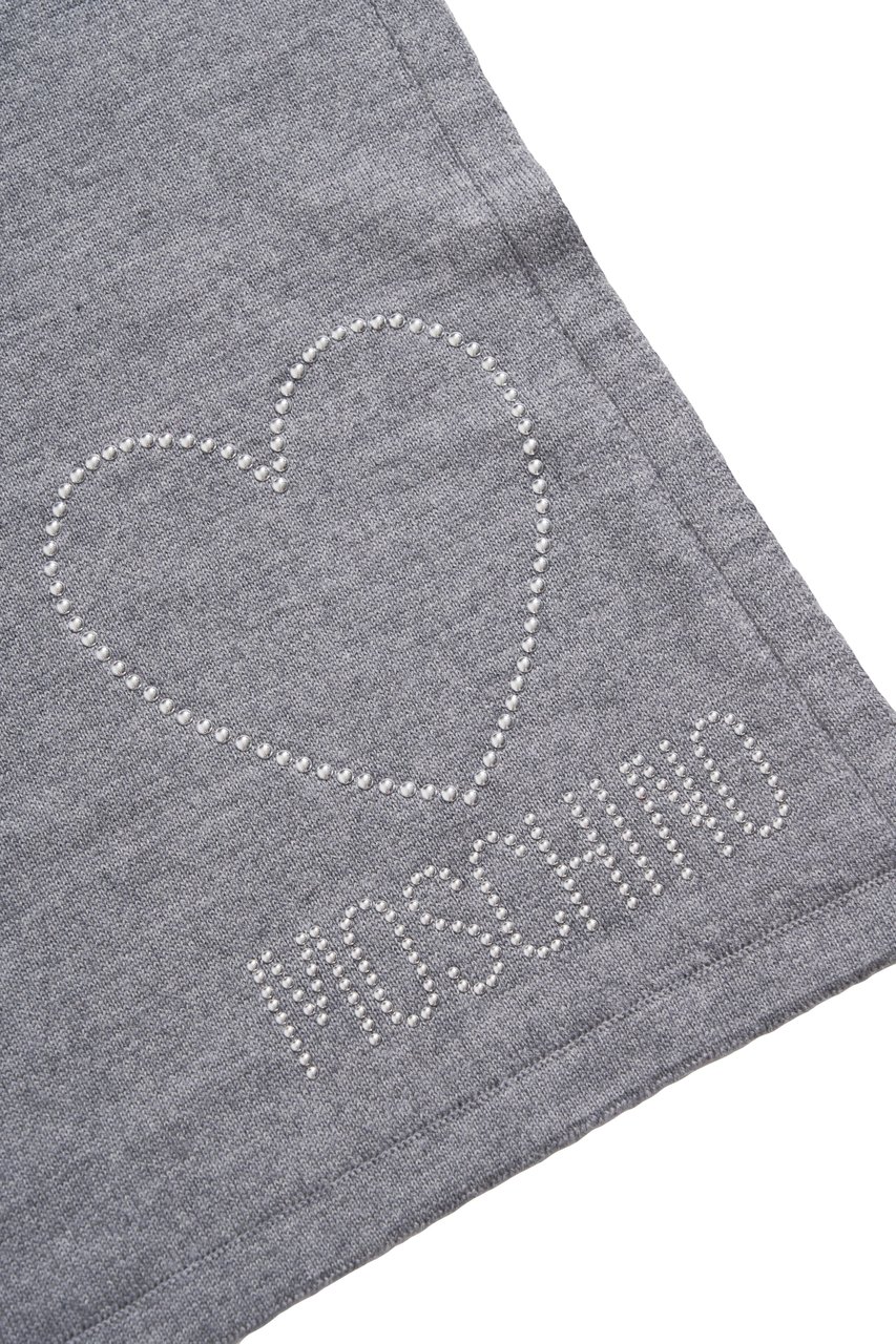 Moschino Scarf with embroidery Beige