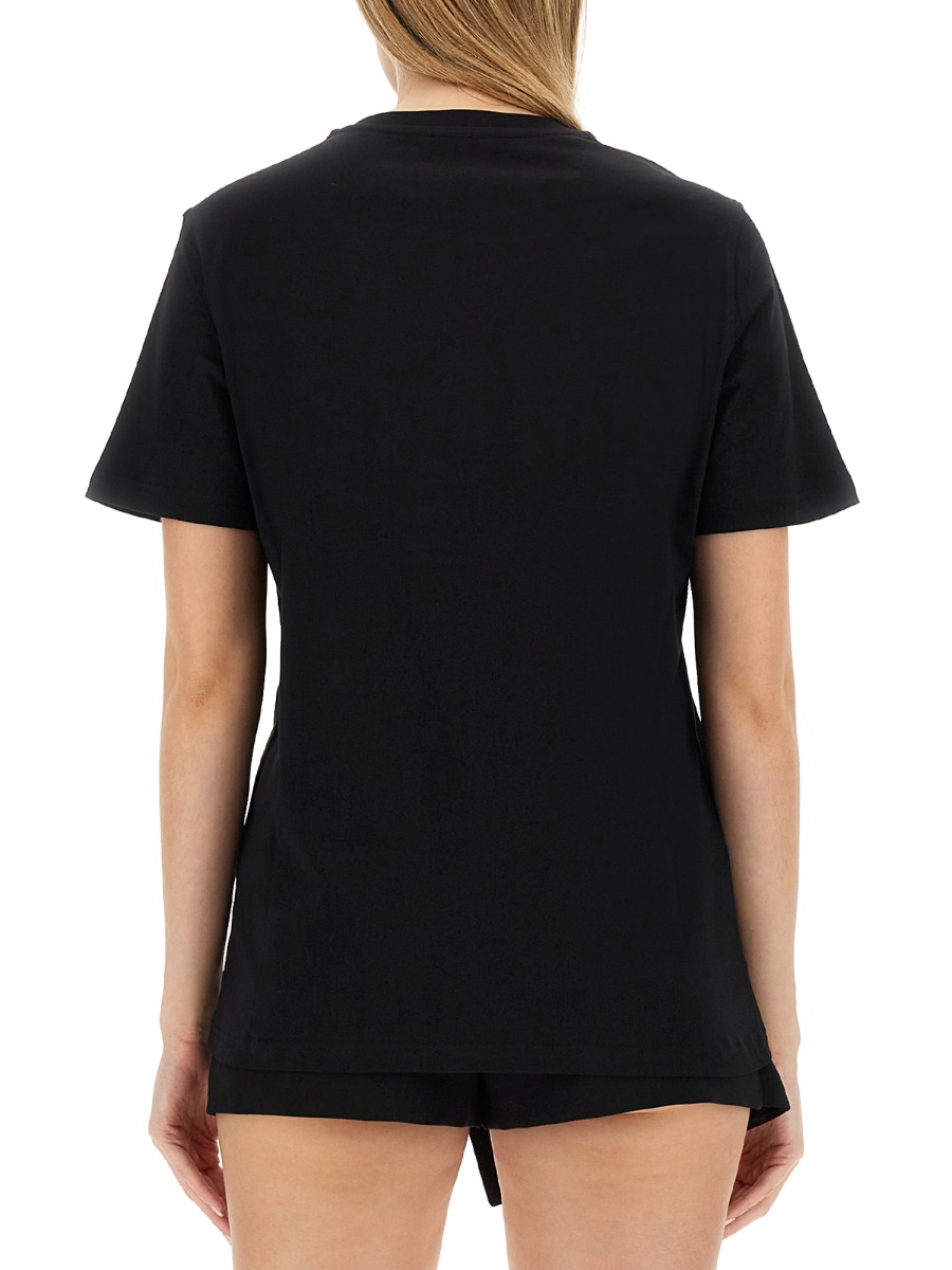 Moschino T-SHIRT WITH LOGO Zwart