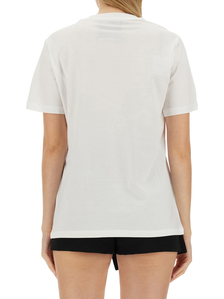 Moschino T-SHIRT WITH LOGO Wit