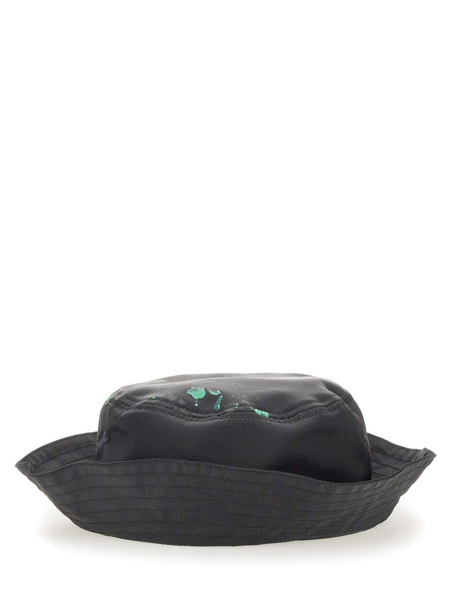 Moschino BUCKET HAT WITH LOGO Zwart