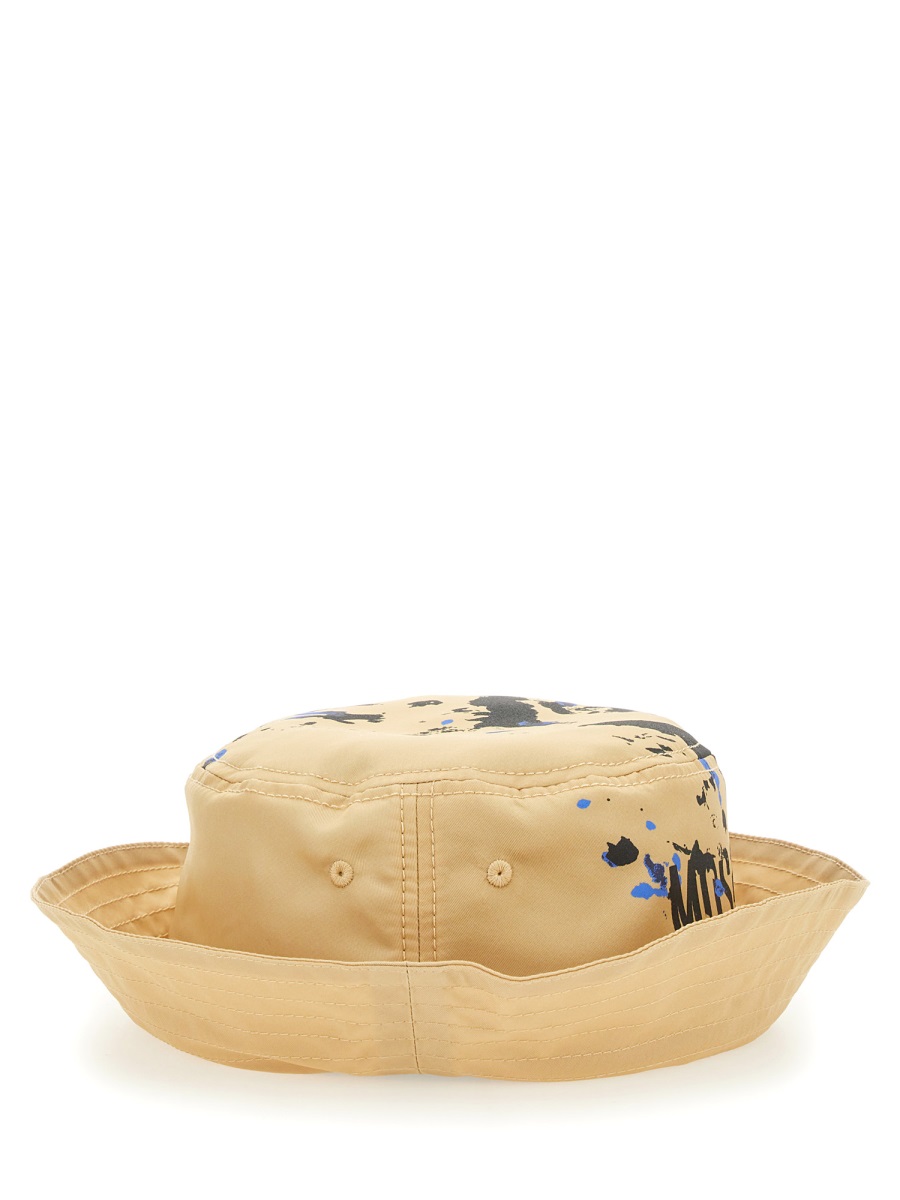 Moschino BUCKET HAT WITH LOGO Beige