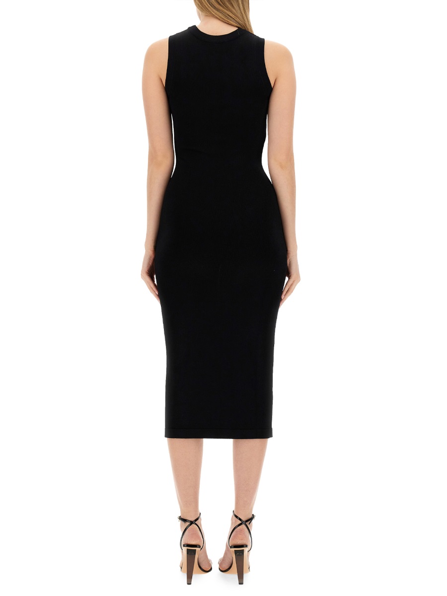 Moschino BUTTONED DRESS Zwart