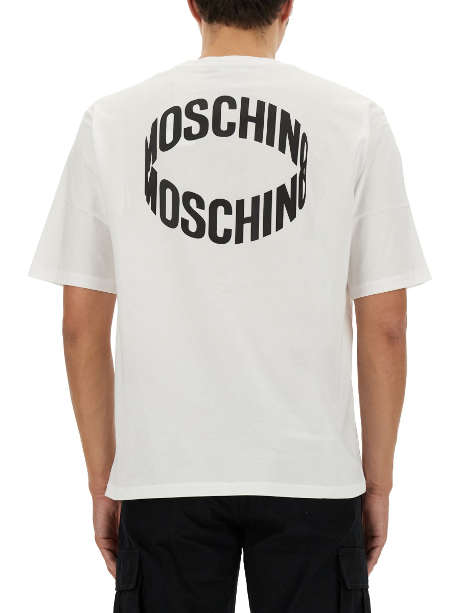 Moschino T-SHIRT WITH LOGO Wit