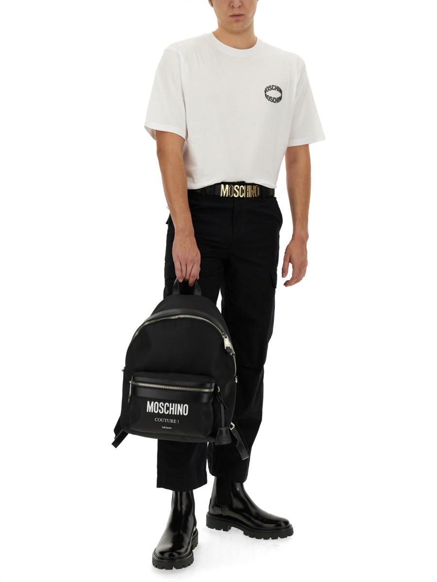 Moschino T-SHIRT WITH LOGO Wit