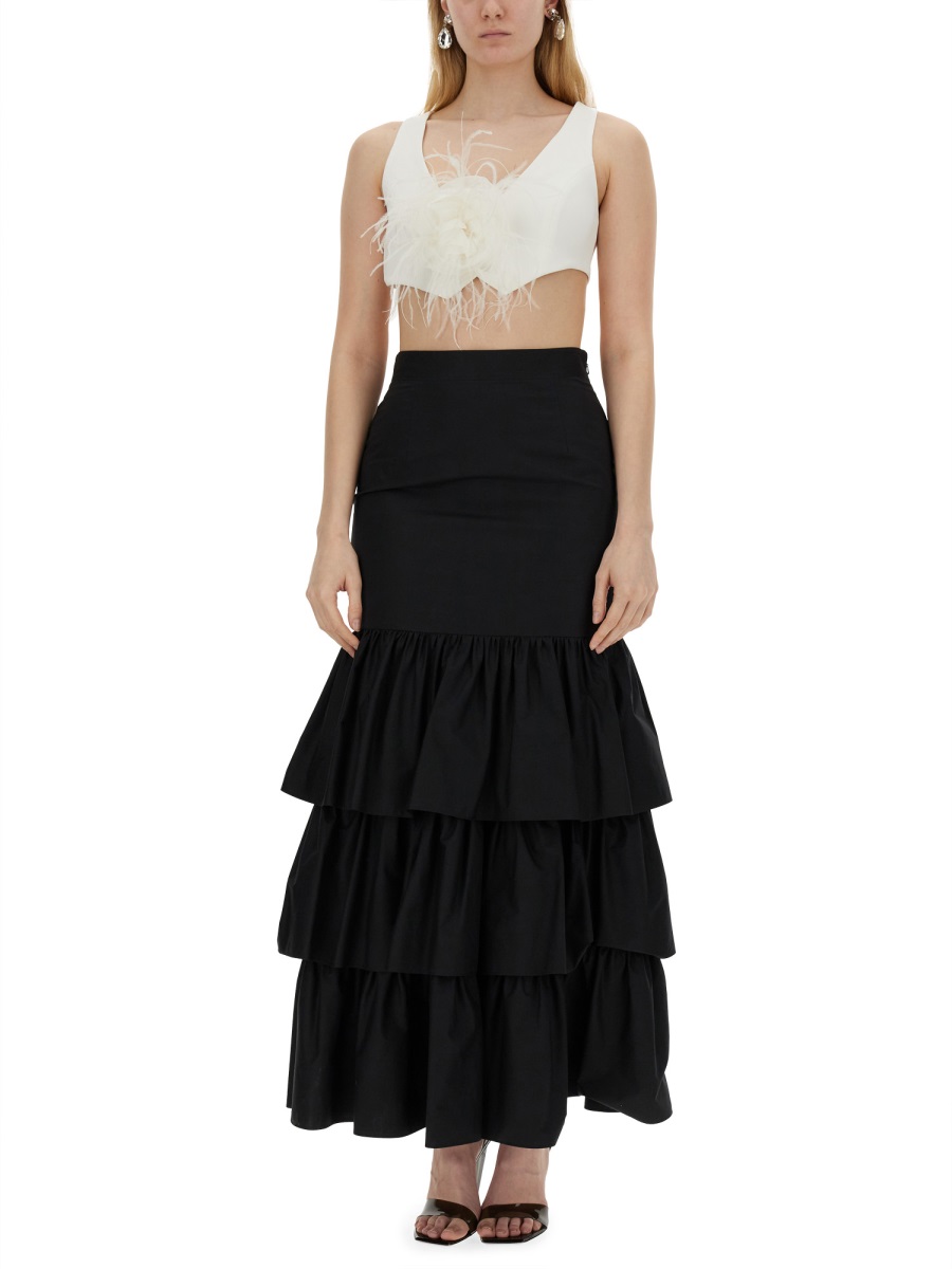 Moschino VESTS WITH ROSE. Wit