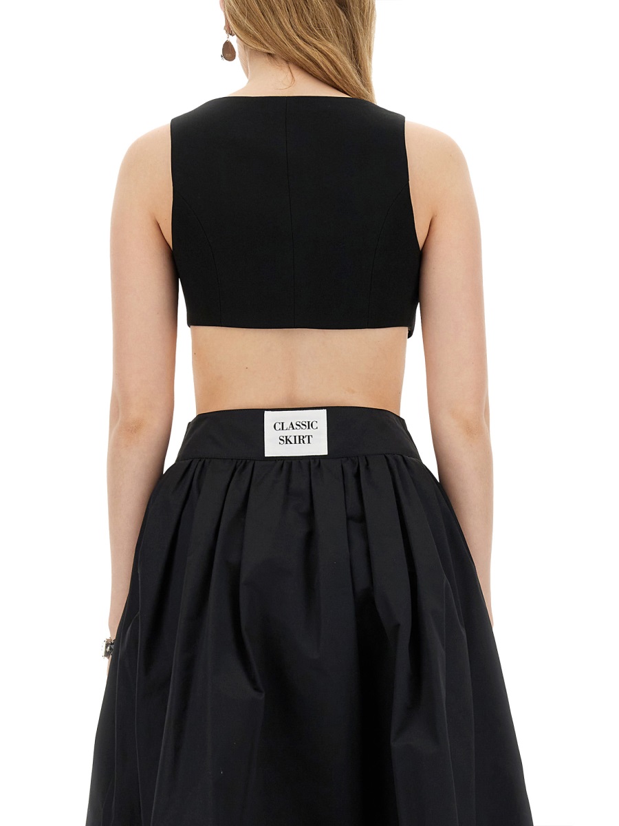 Moschino VESTS WITH ROSE. Zwart