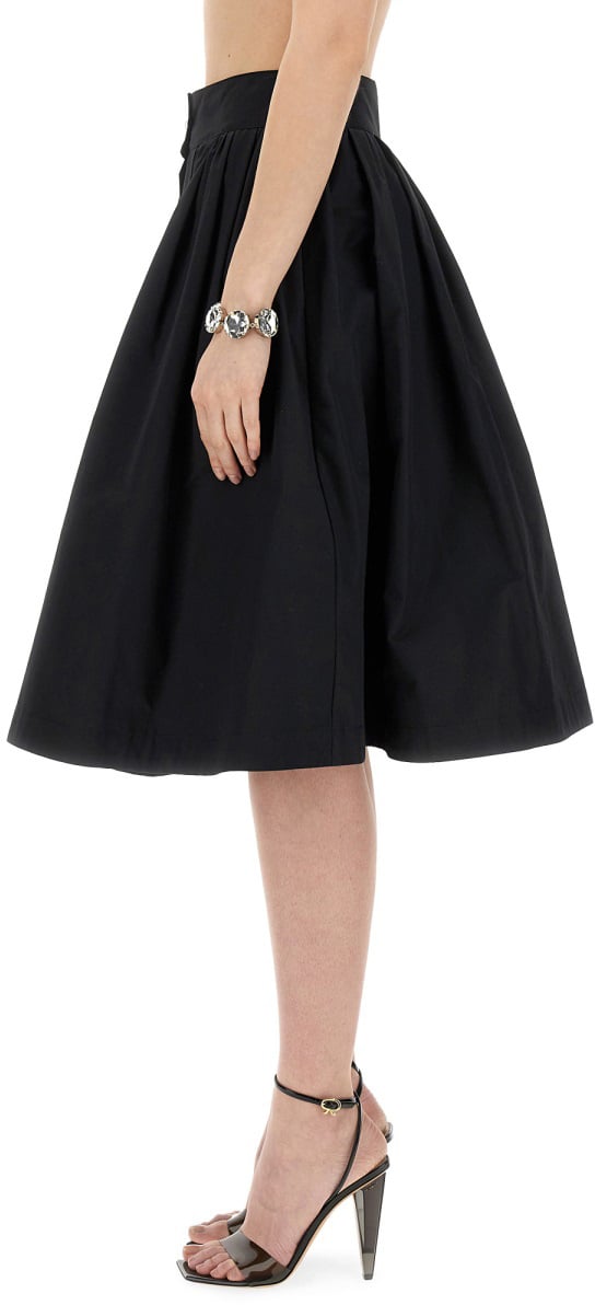 Moschino POPLIN SKIRT Zwart