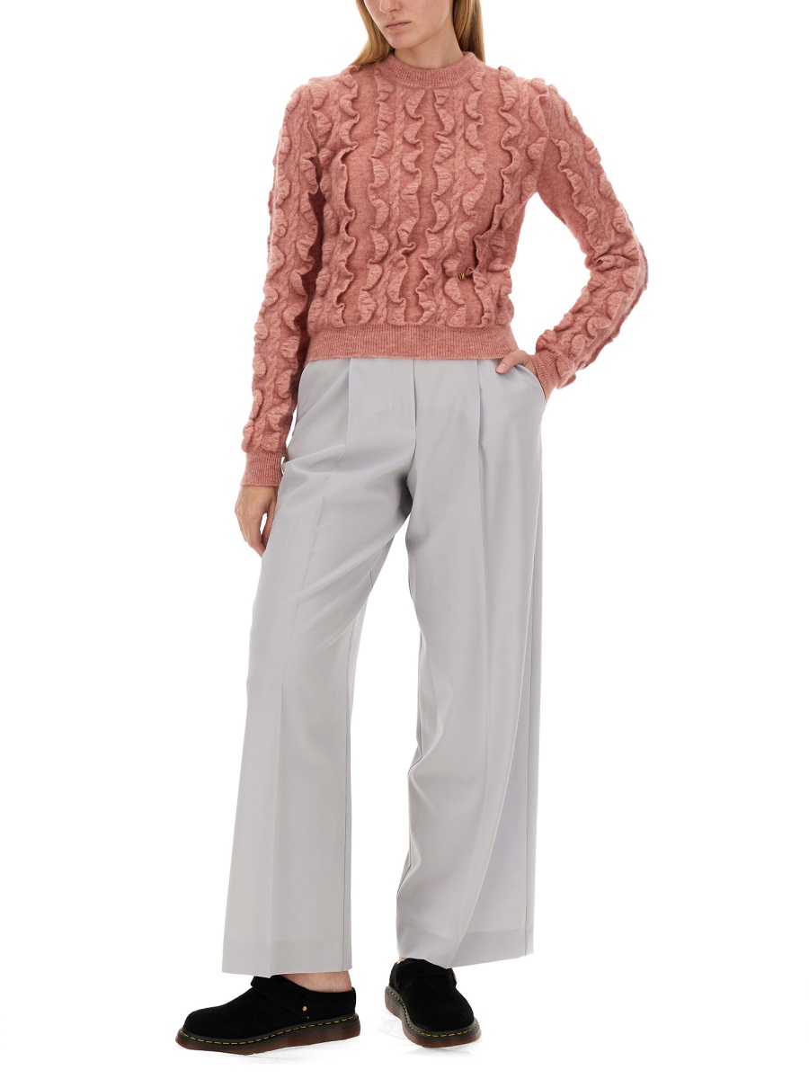 Moschino WOOL BLEND SWEATER Roze