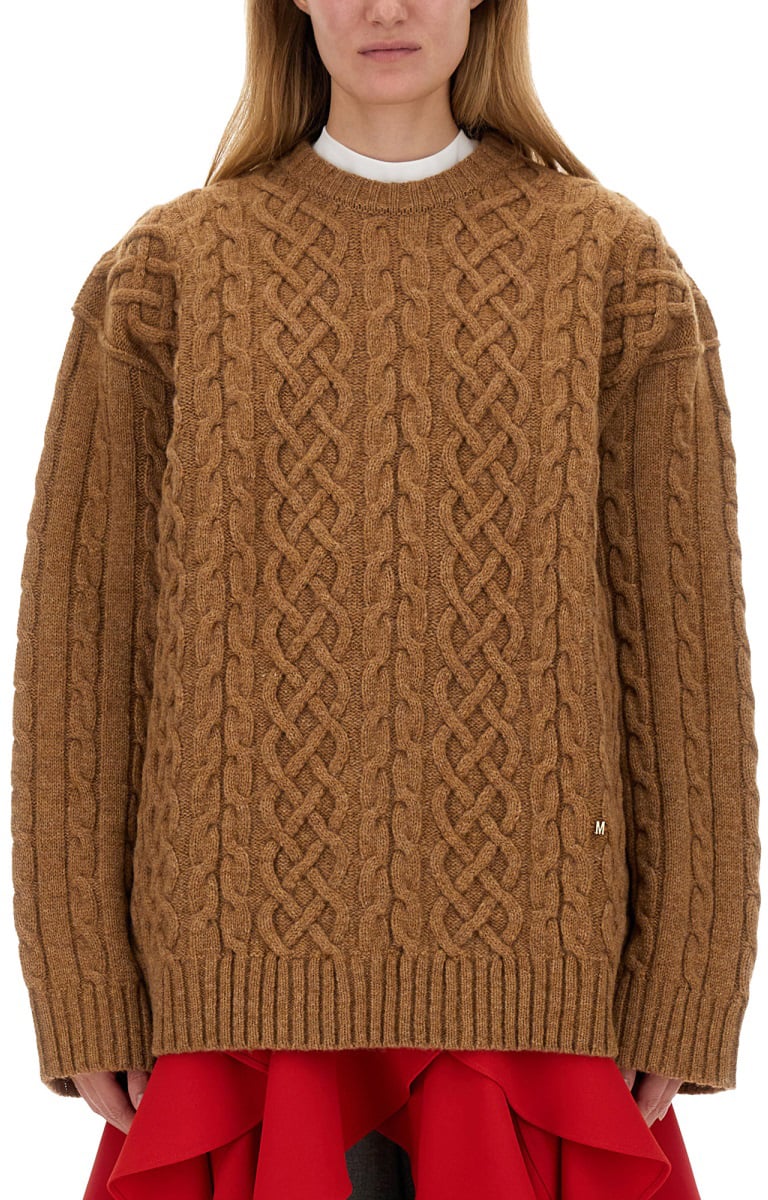 Moschino OVERSIZE FIT JERSEY Beige