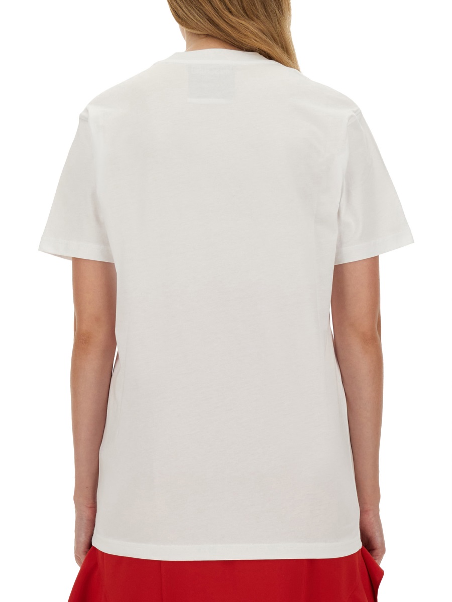 Moschino T-SHIRT WITH LOGO Wit