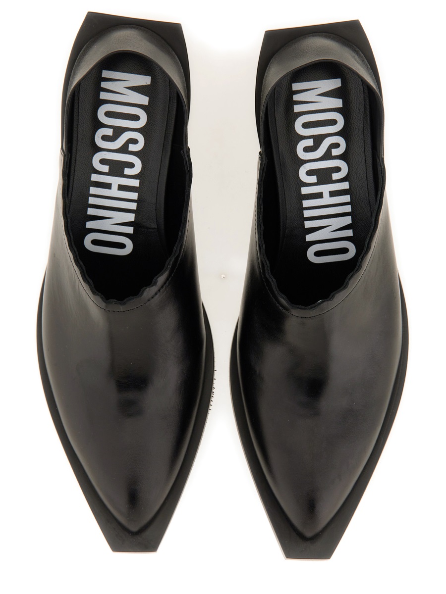 Moschino SHOOTIE CUBAN HEEL Zwart