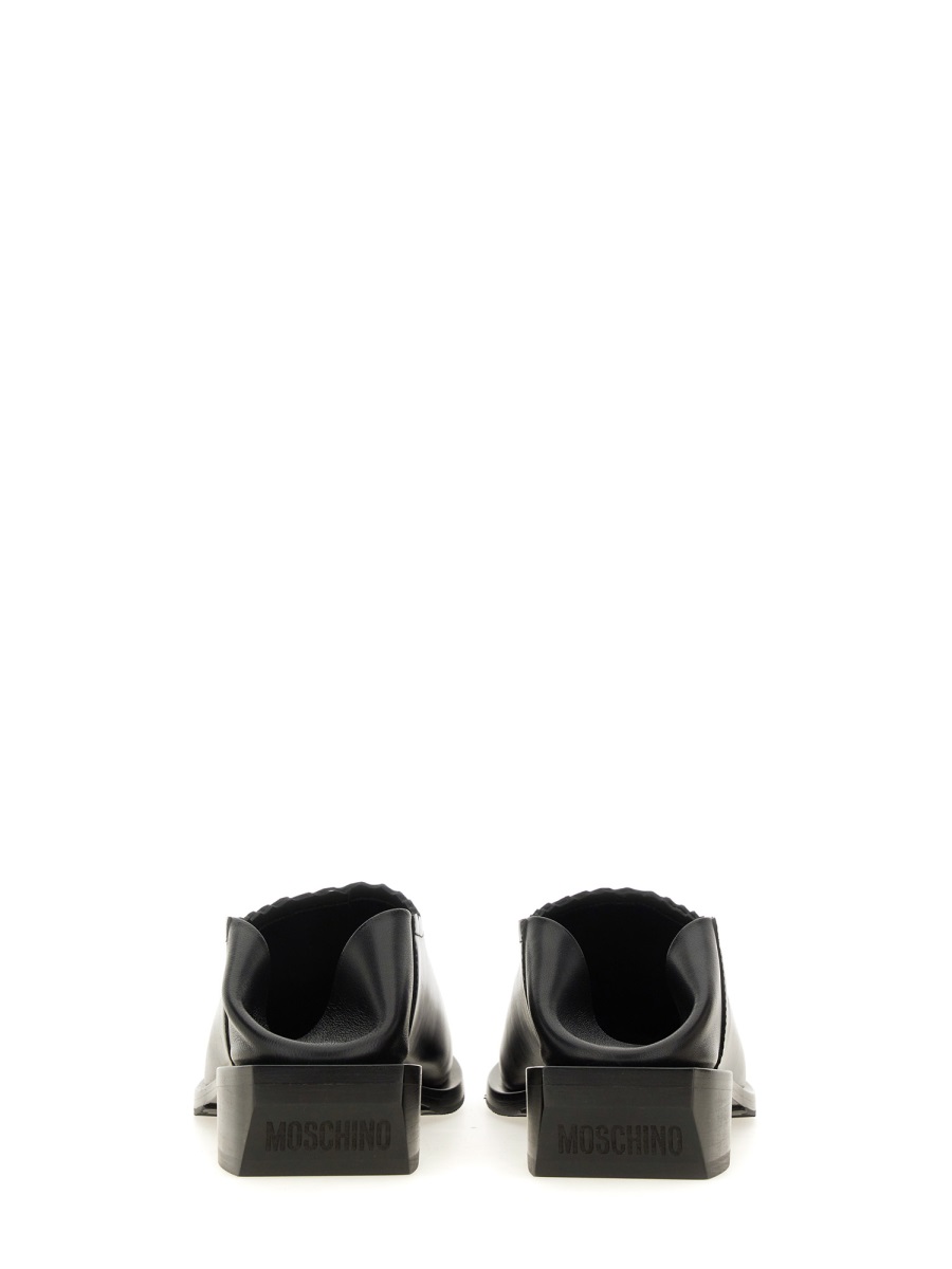 Moschino SHOOTIE CUBAN HEEL Zwart