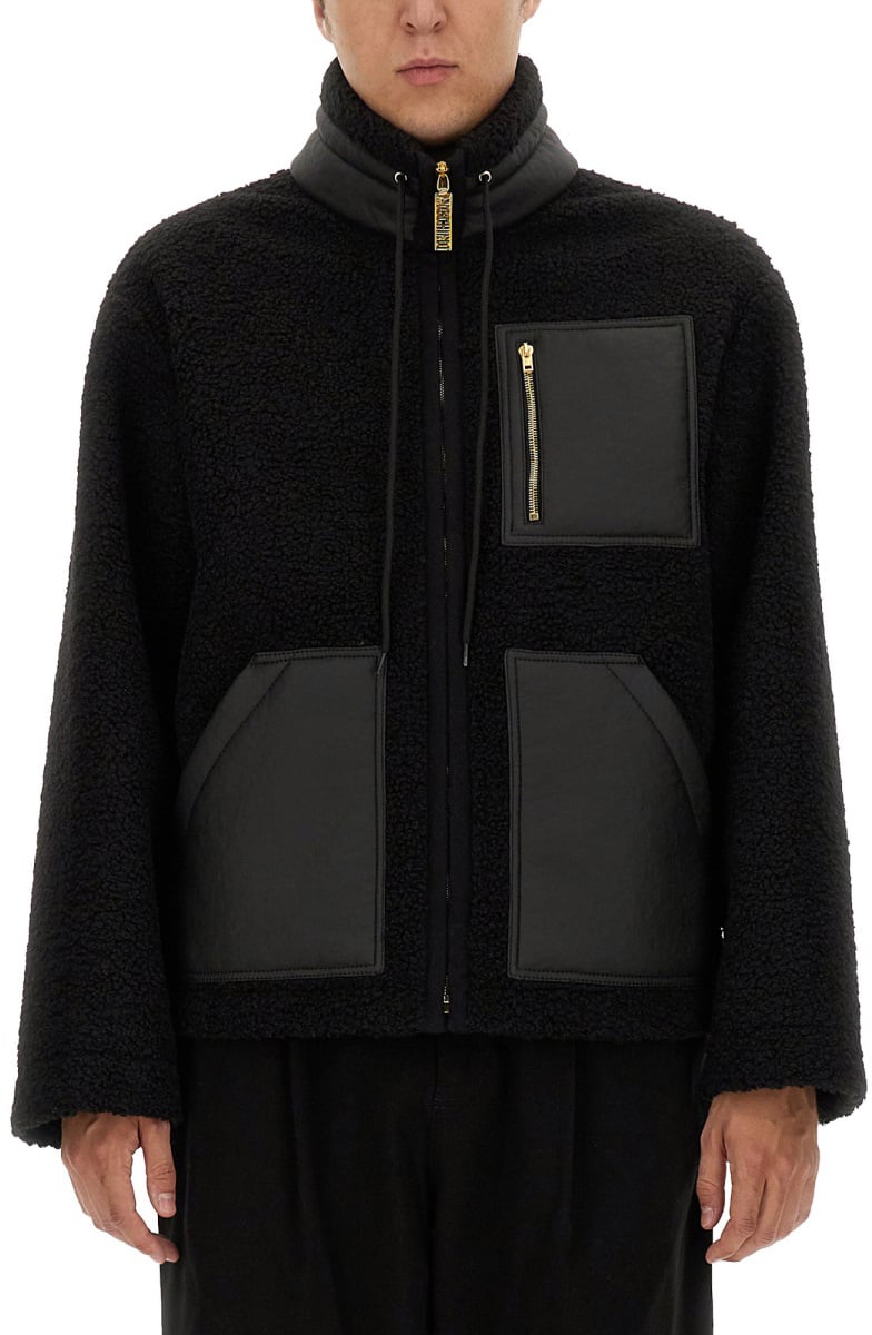 Moschino JACKET WITH ZIP Zwart