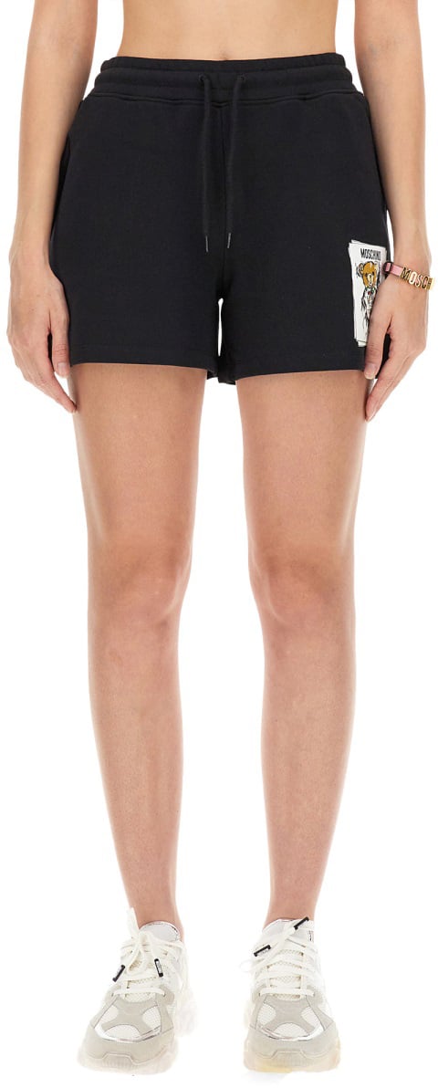 Moschino SWEATSHIRT SHORTS Zwart