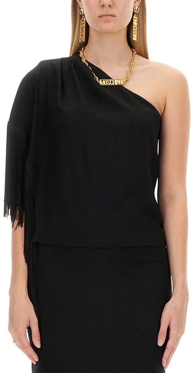 Moschino ONE-PIECE TOP Zwart