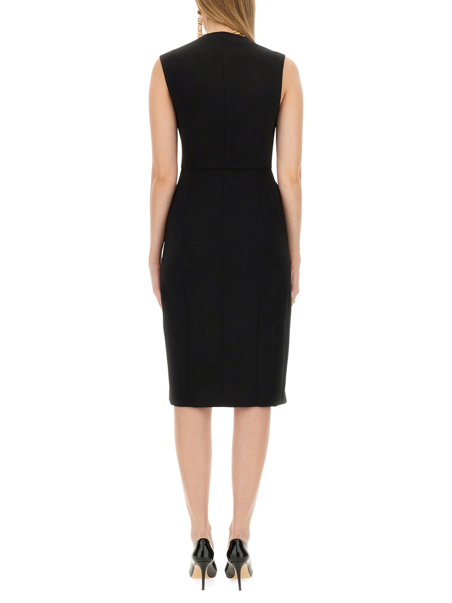 Moschino CREPE DRESS Zwart
