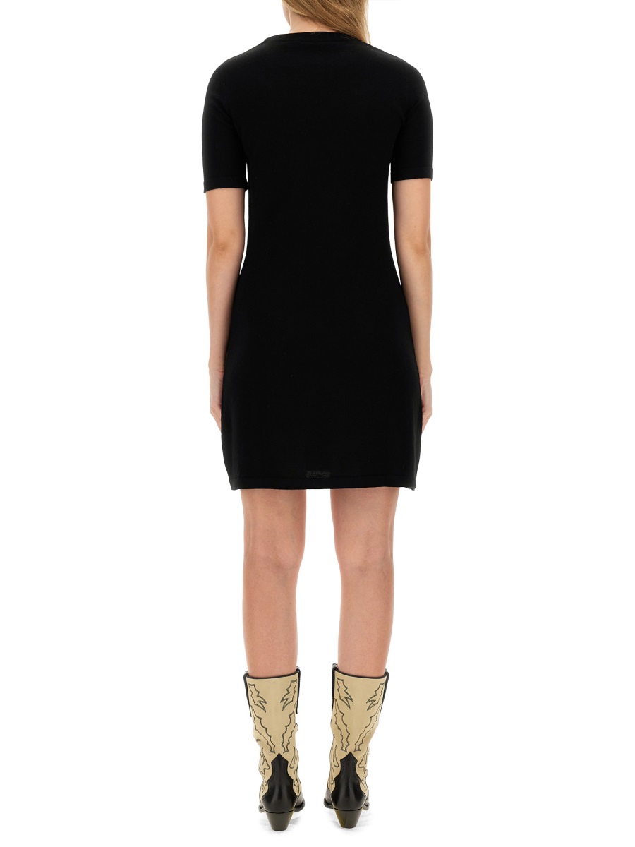 Moschino KNIT DRESS Zwart