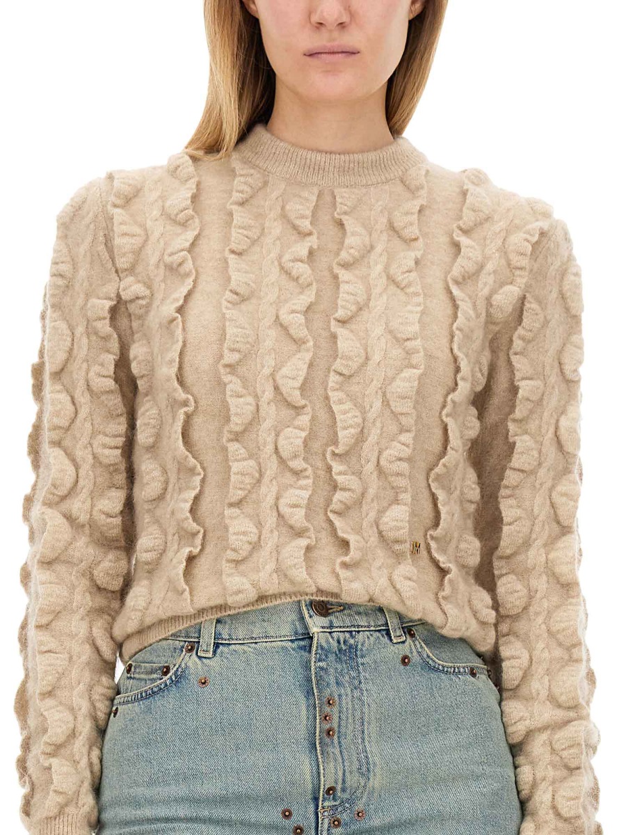 Moschino WOOL BLEND SWEATER Beige