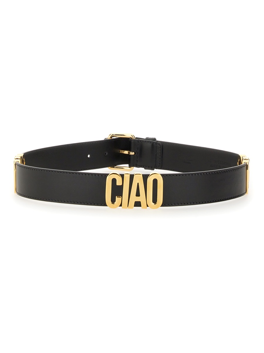Moschino "HELLO" BELT Zwart