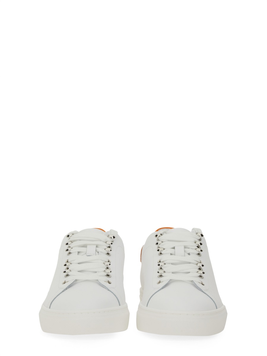 Moschino LEATHER SNEAKER Wit