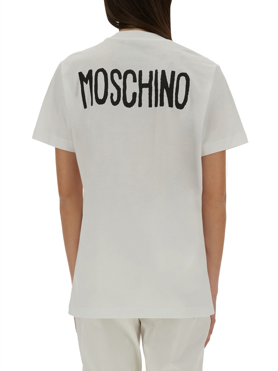 Moschino T-SHIRT WITH PRINT Wit