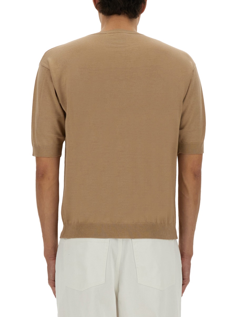 Moschino WOOL AND SILK SWEATER Beige