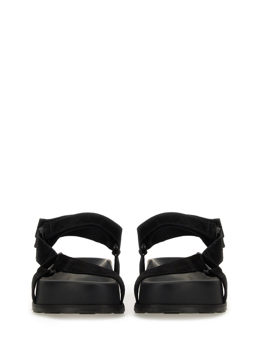 Moschino SANDAL WITH LOGO Zwart