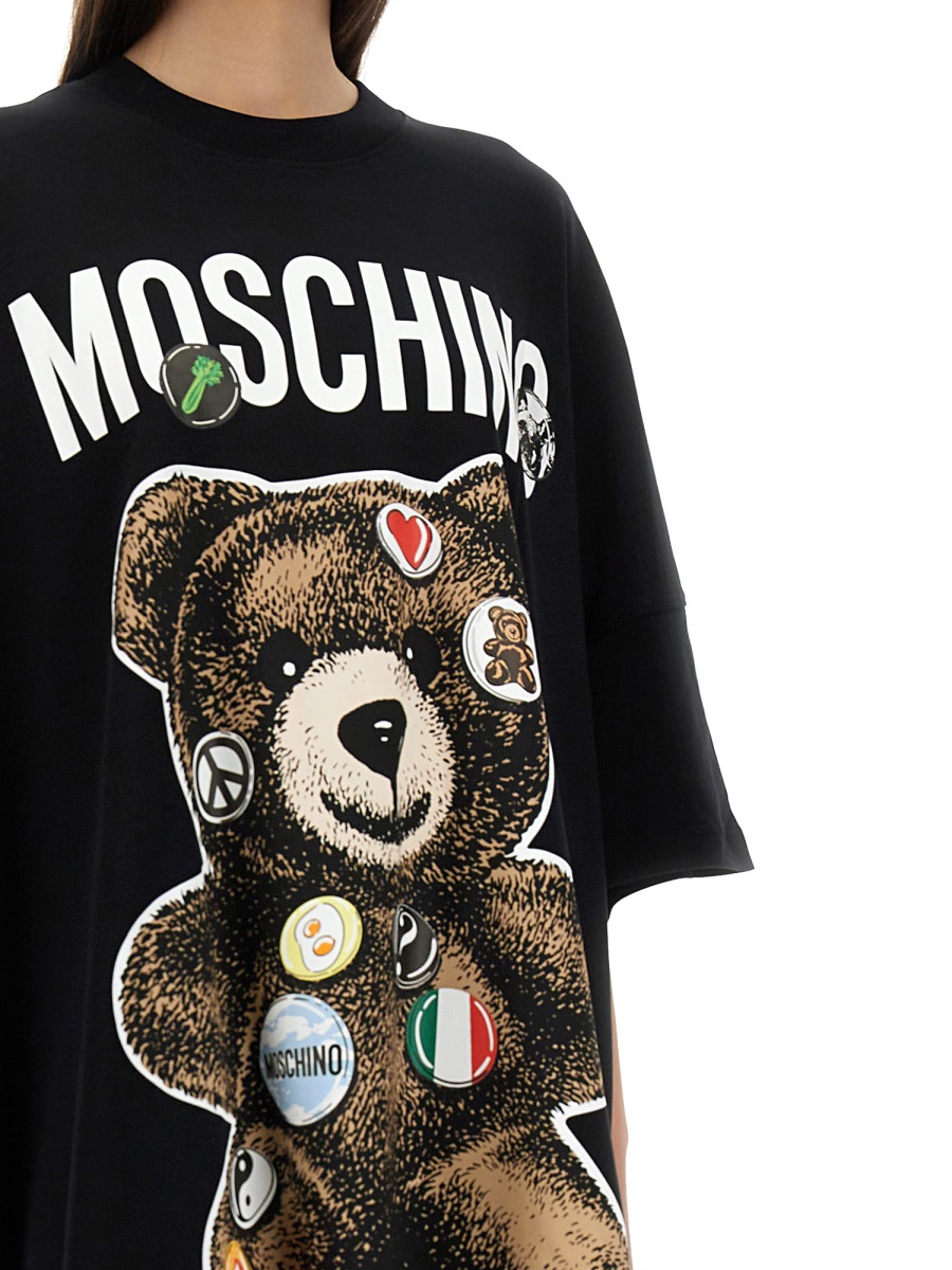 Moschino "TEDDY BEAR" SHORT DRESS Zwart